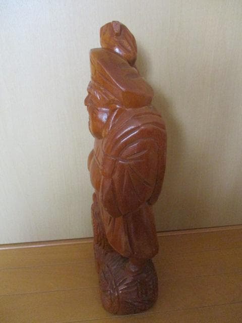 七福神　布袋様　大黒天様　木彫り　石？ 　4点