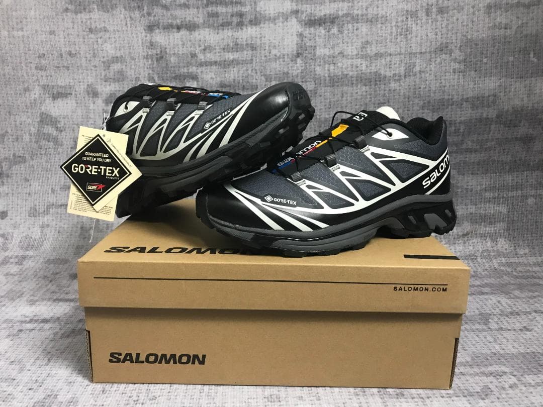 その他 SALOMON XT-6 Gore-Tex Black Grey Ebon.y