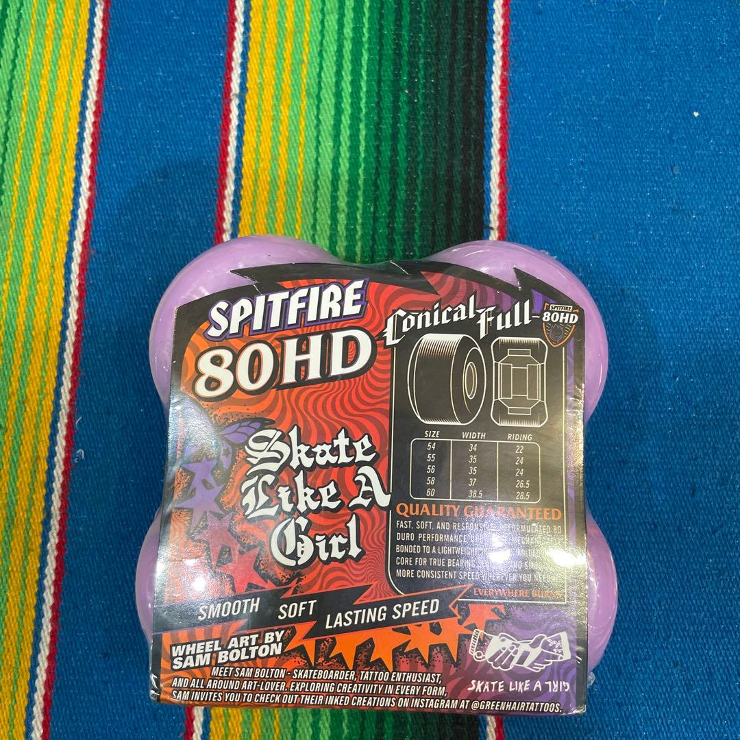 SPITFIRE 80HD Skate Like AGirl ウィール 54mm