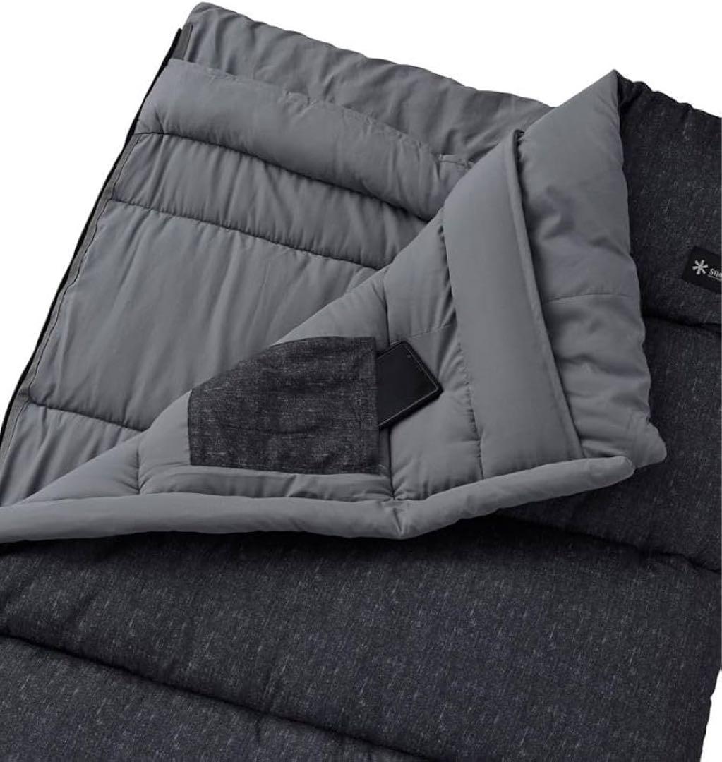 【新品】【未開封】 peak 寝袋 シングル ダークグレー