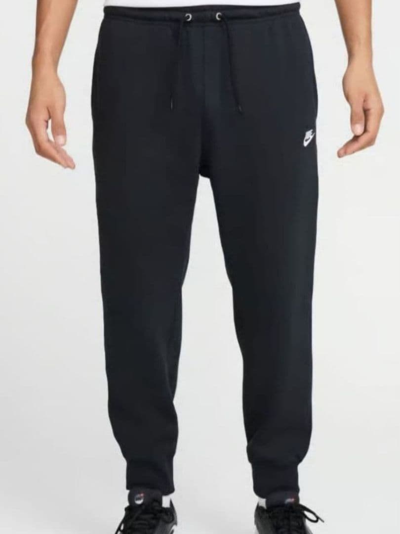 新品 未使用 NIKE ブラックスウェット上下セット Lサイズ プル ジョガー