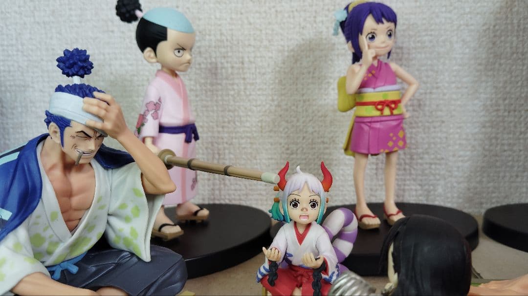 ワンピース 一番くじ ワノ国 フィギュア まとめ売り やまと モモの助 ボア