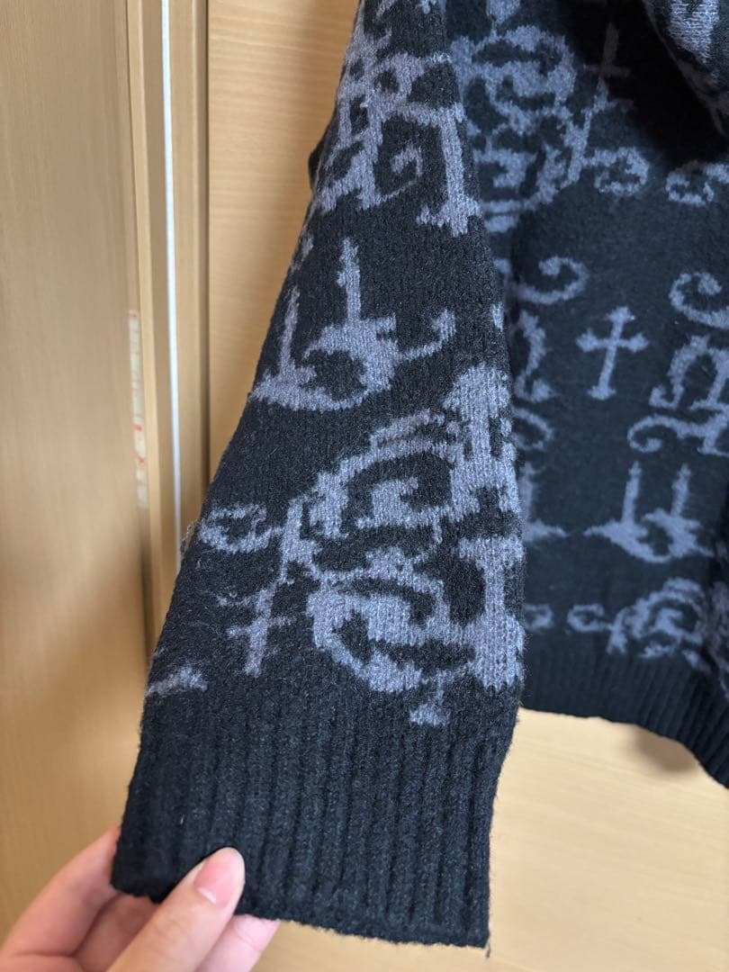 HYDE+黒ミサ+FURANO 2022 KNIT HOODIE　Mサイズ