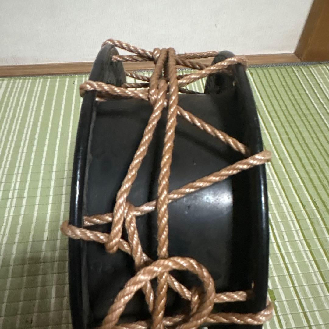 締め太鼓　締太鼓　太鼓　和太鼓　ドラム　和楽器　工芸品　骨董品　30cm