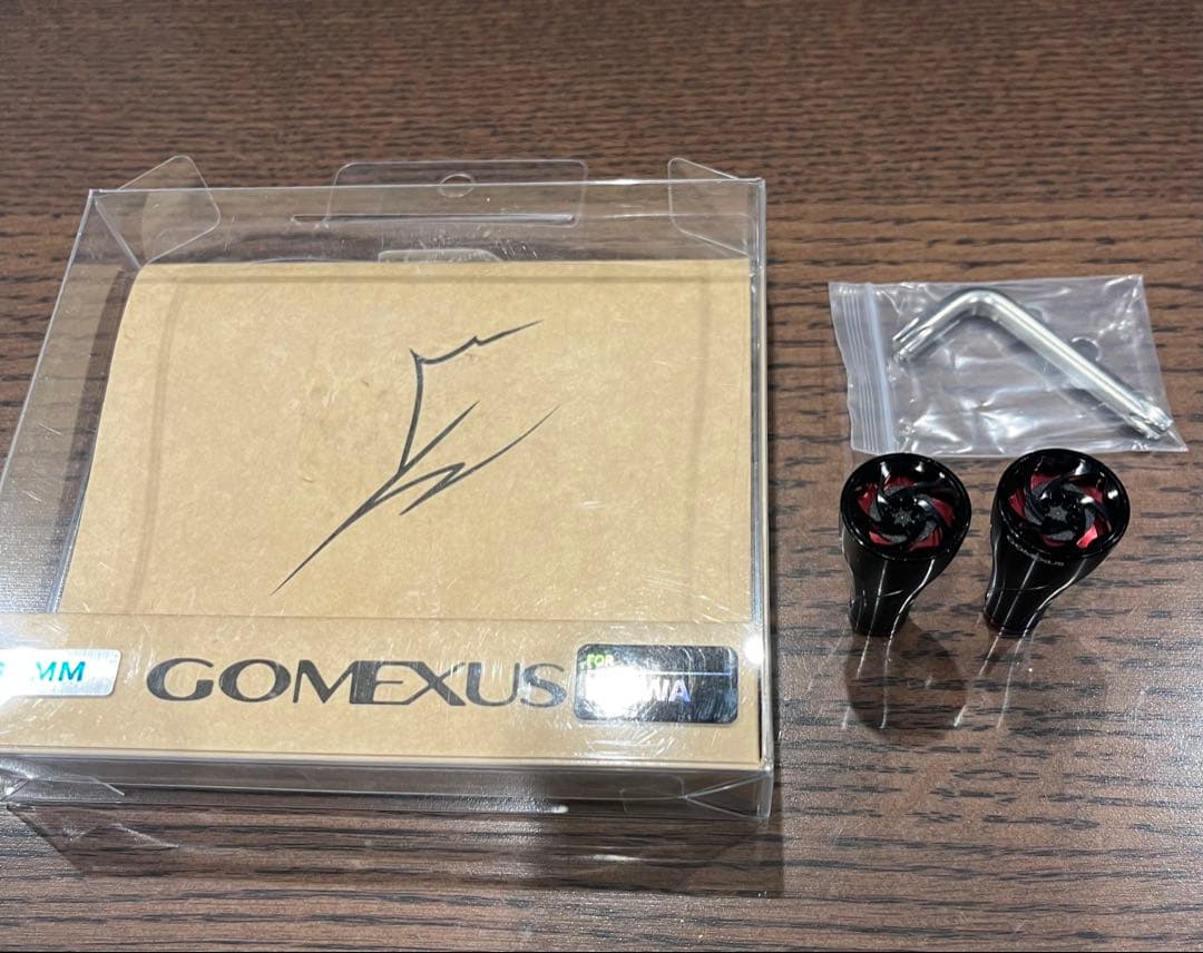 ゴメクサス カーボン製リールハンドル&アルミ製 パワーハンドルノブ