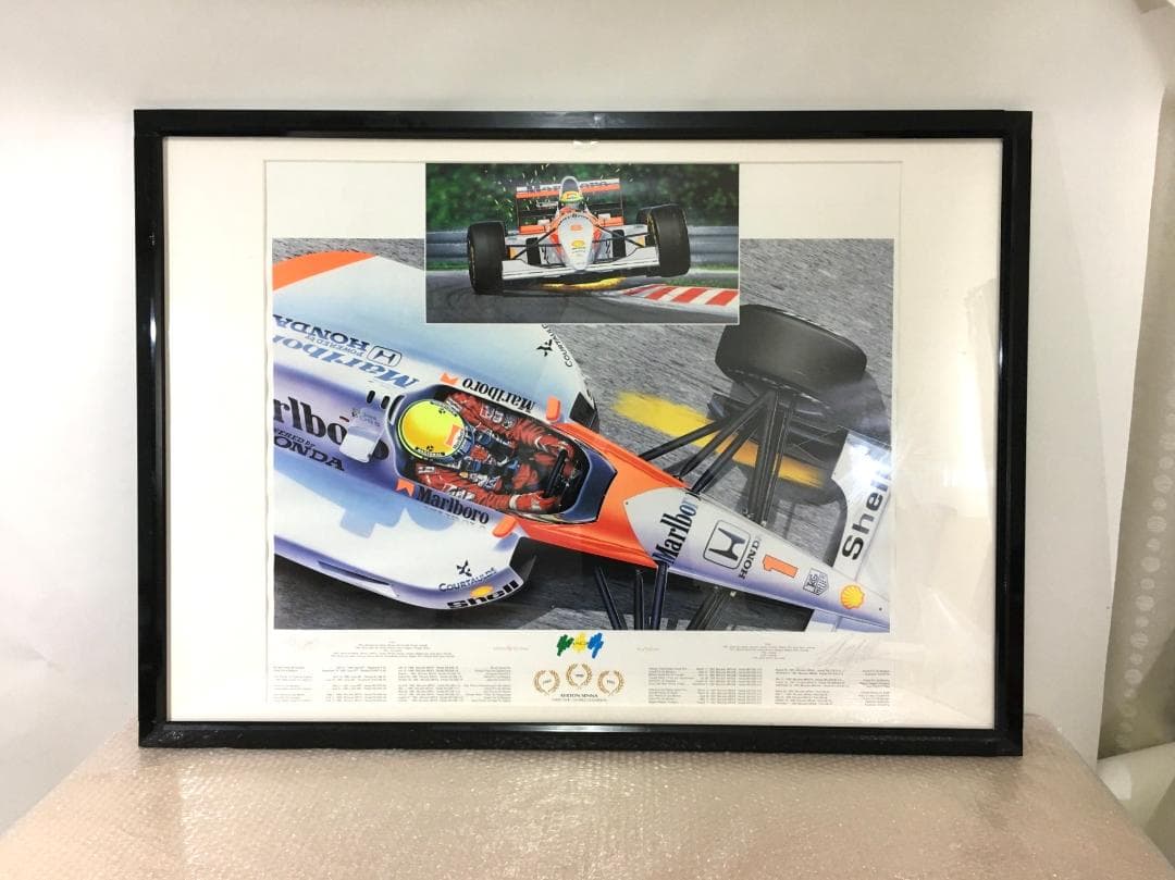 ○激レア アイルトン・セナ ポスター 限定500 1993 Grand-prix