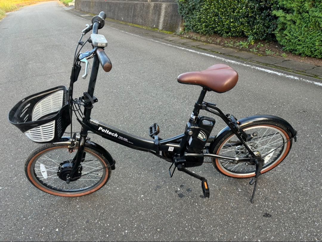 折りたたみ電動アシスト自転車 Peltech