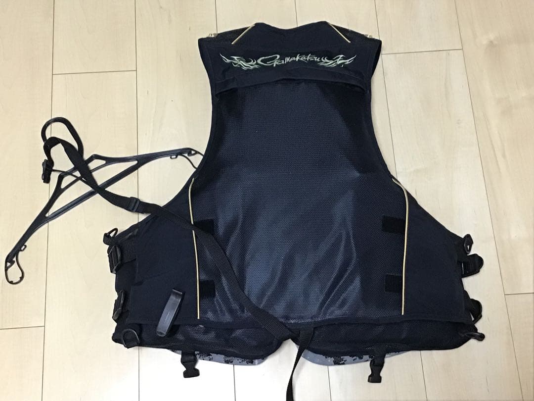 がまかつ　ライフジャケット GM-2188 ブラック