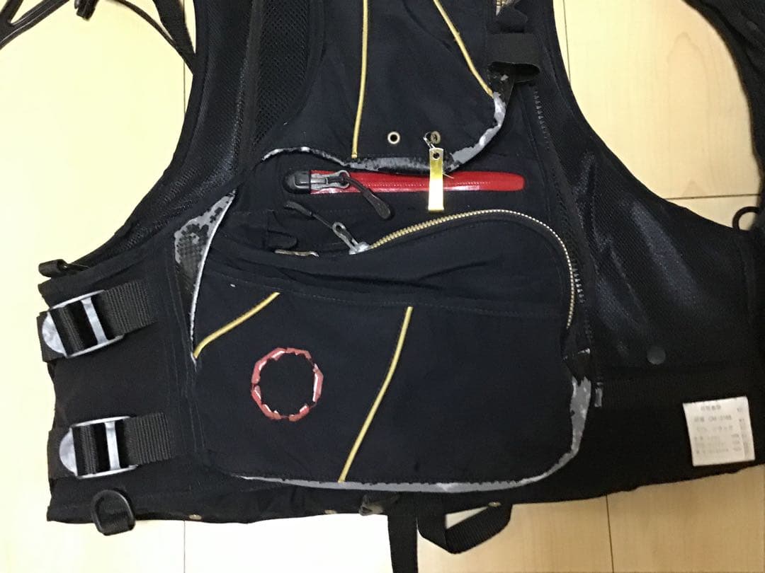 がまかつ　ライフジャケット GM-2188 ブラック