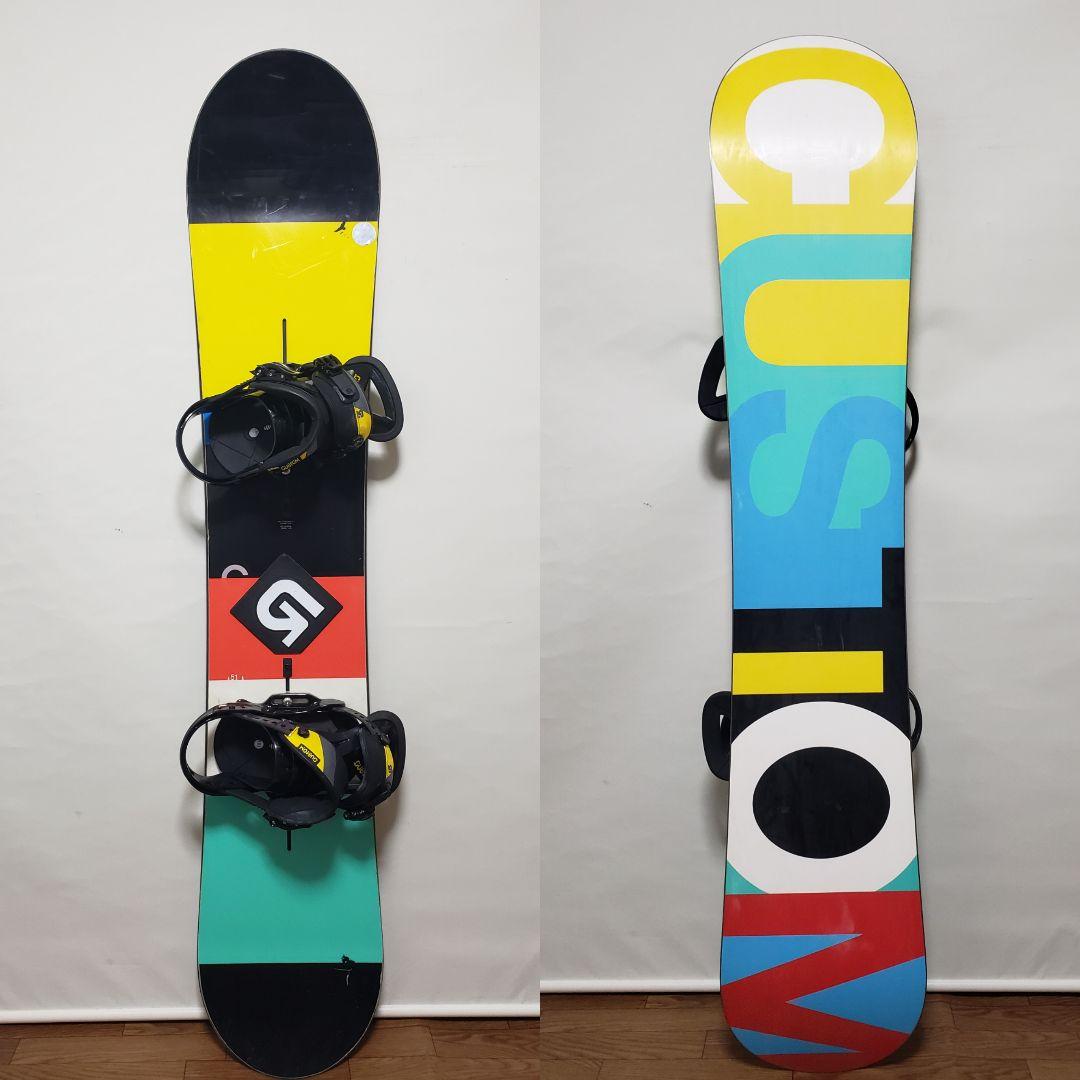 BURTON 151cm CUSTOM x CUSTOM スノーボードセット