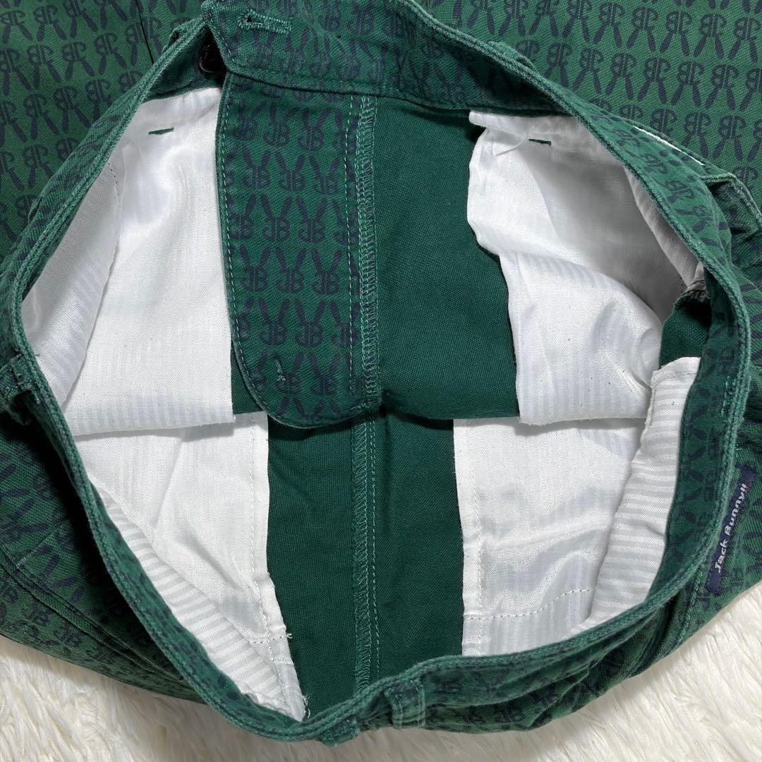 ☆美品☆ジャックバニー JB総柄 ゴルフ パンツ M~L うさ耳 人気 ユニセ