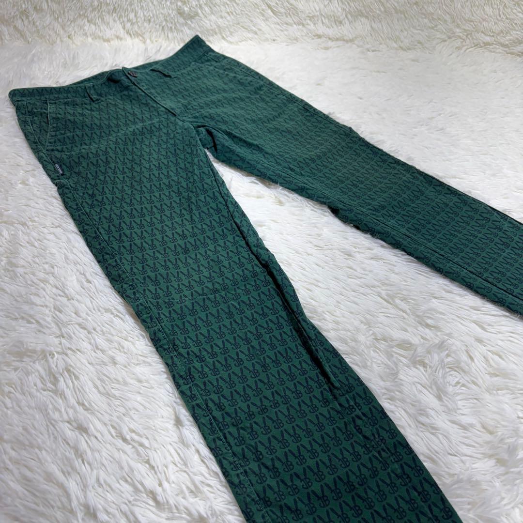 ☆美品☆ジャックバニー JB総柄 ゴルフ パンツ M~L うさ耳 人気 ユニセ