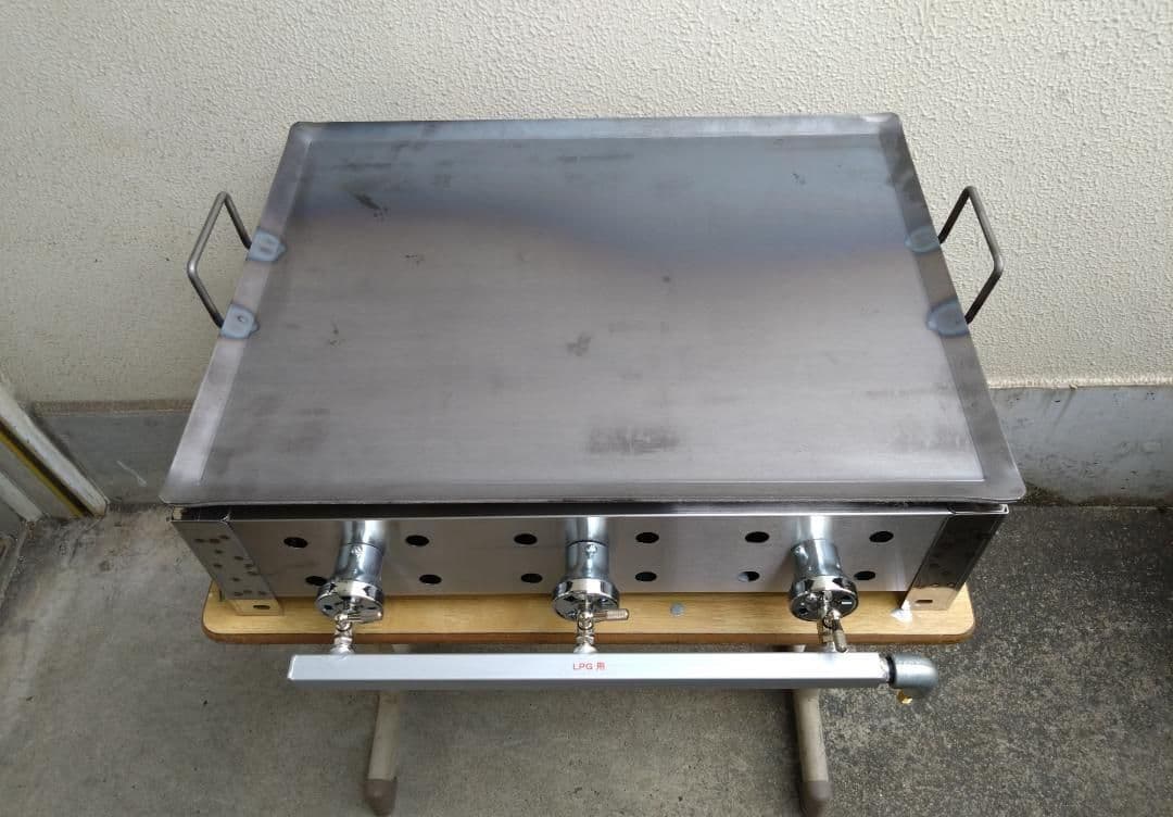 ★４日以内に発送★極厚な６ミリ 鉄板焼きグリラー プロパンガス 新品 送料無料