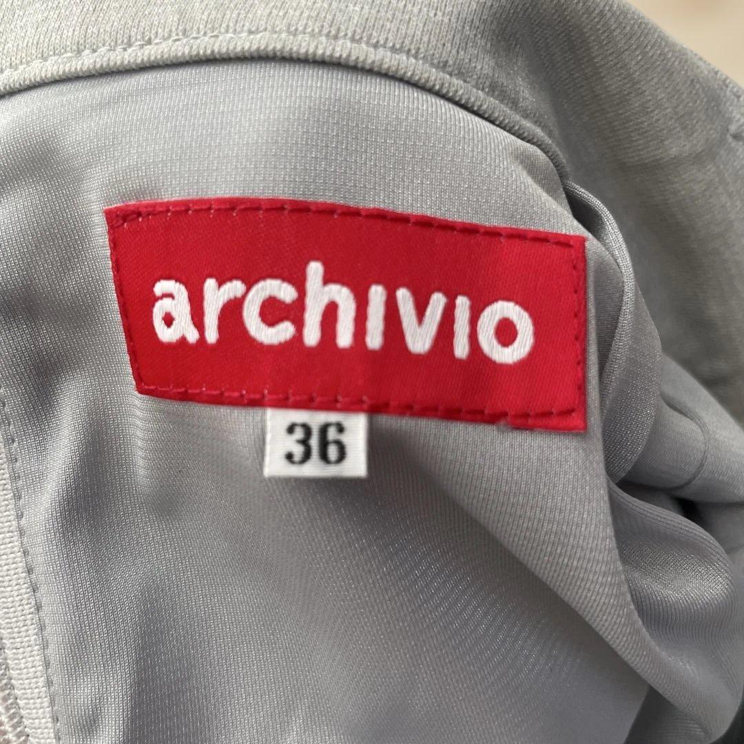 アルチビオ　archivio グレー プリーツスカート レディース ゴルフ