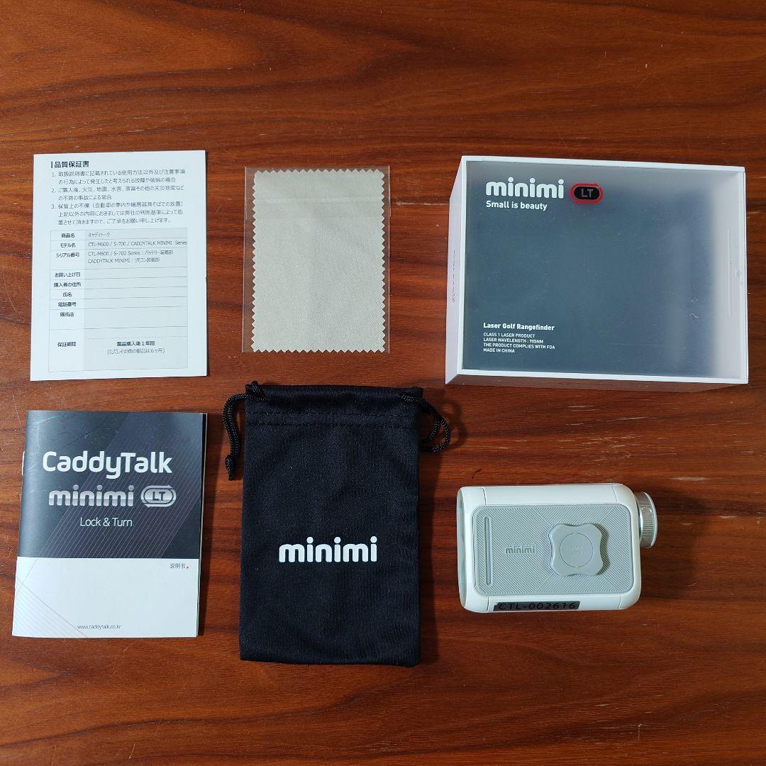 CaddyTalk minimi LT ゴルフ用距離計 ホワイト