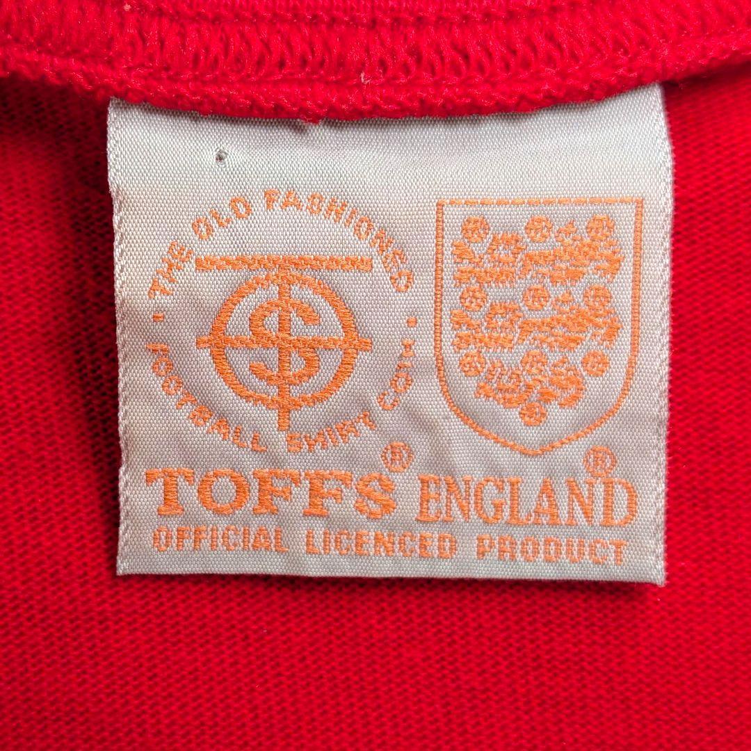 古着　サッカー　TOFFS　ユニフォーム　復刻　ヴィンテージ　イングランド代表