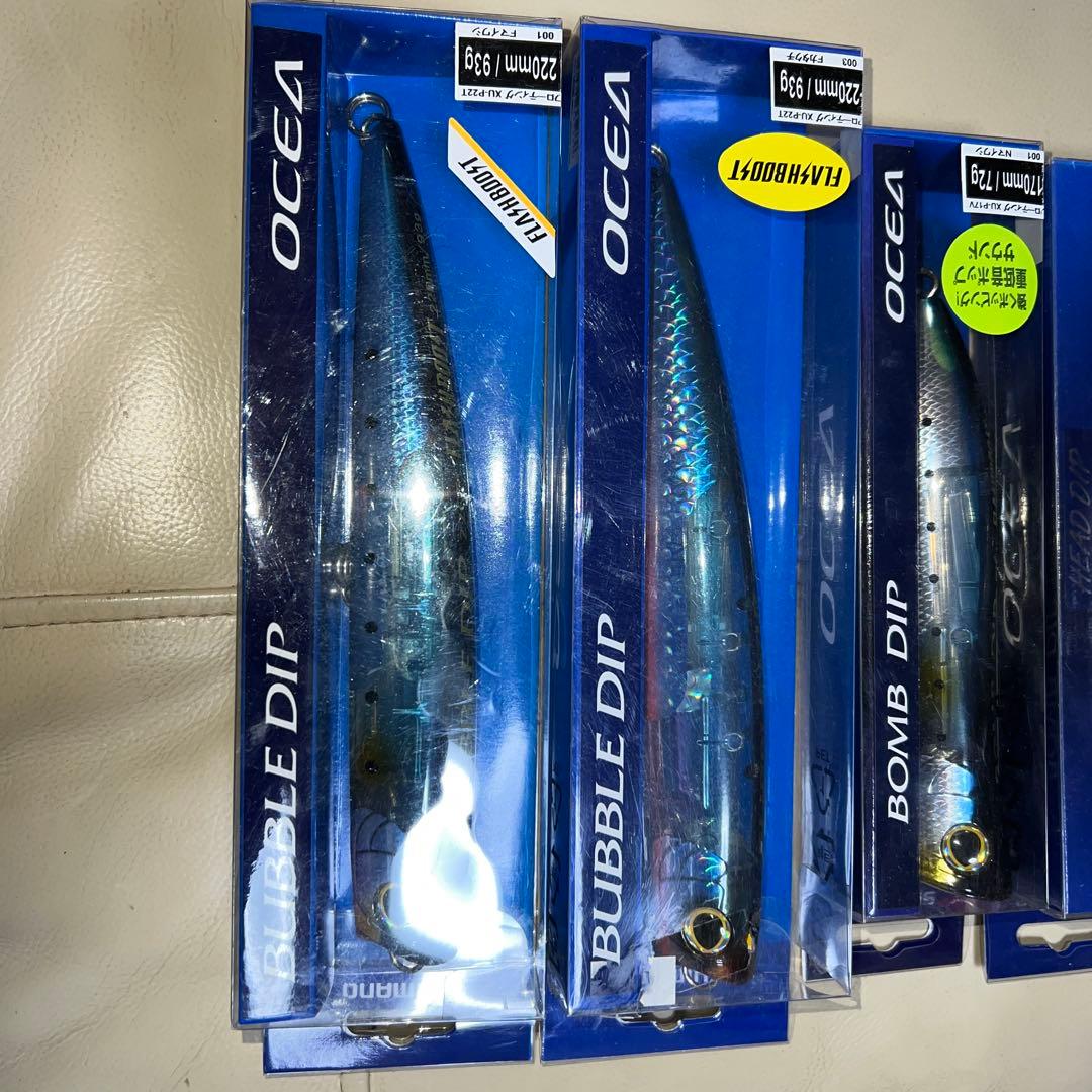 OCEA トップウォーター ルアー 7個セット クロマグロ　フラッシュブースト