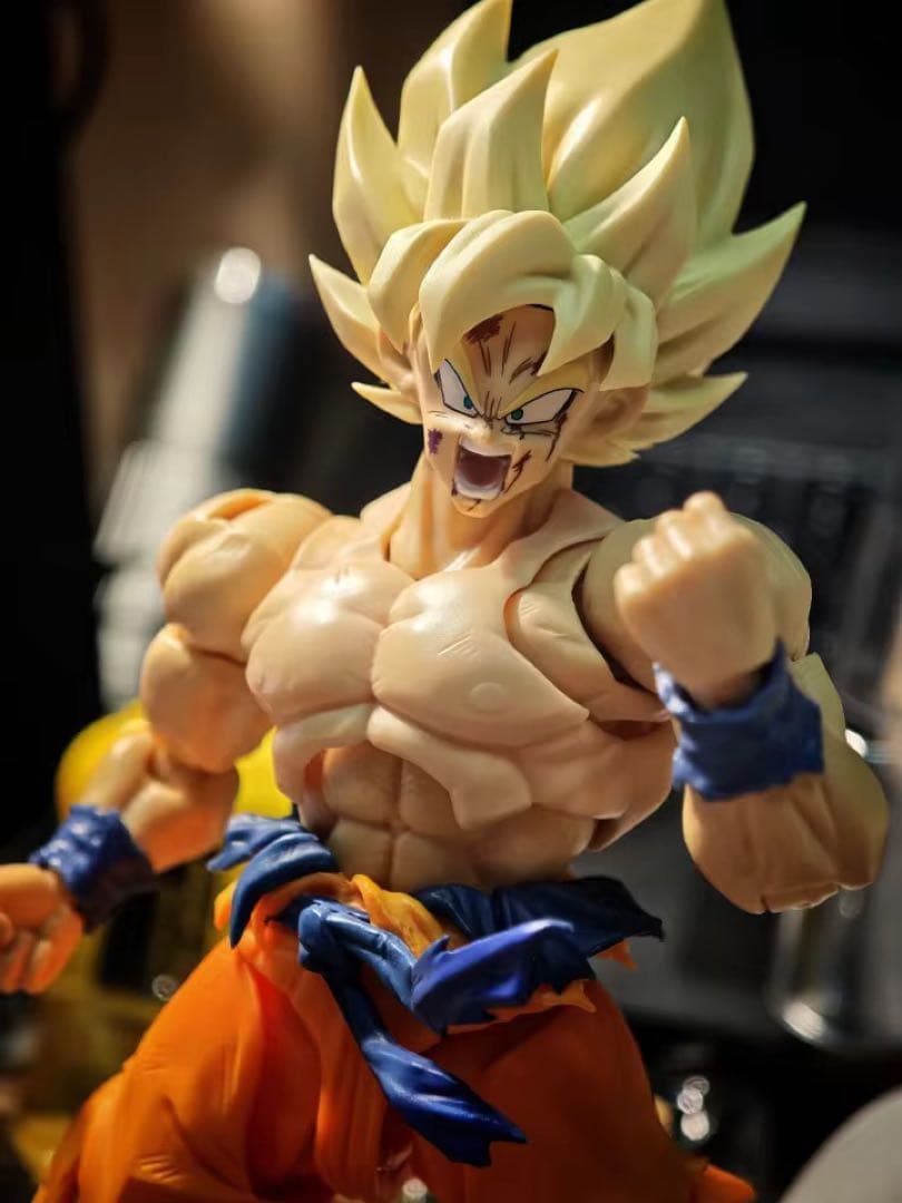 S.H.Figuarts 同サイズ 孫悟空　スーパーサイヤ人ヘッドパーツ