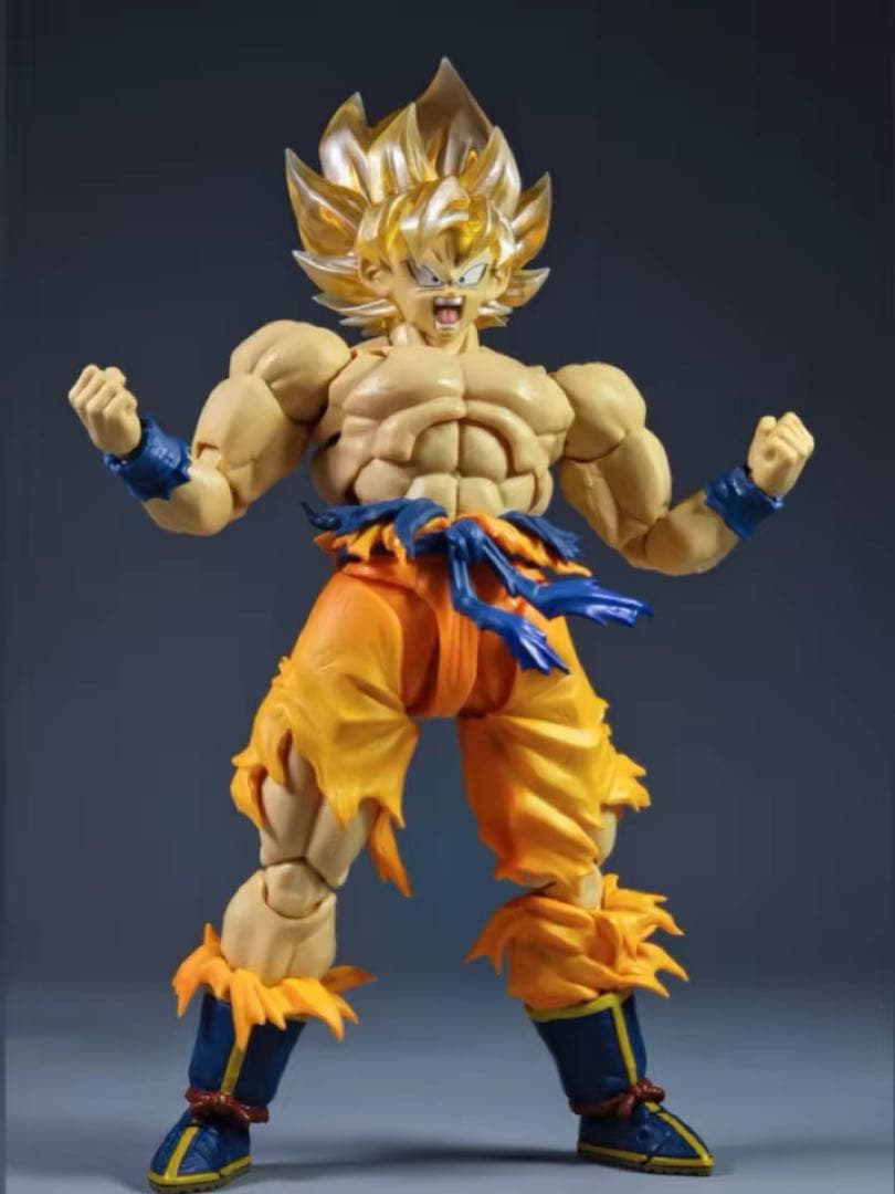 S.H.Figuarts 同サイズ 孫悟空　スーパーサイヤ人ヘッドパーツ