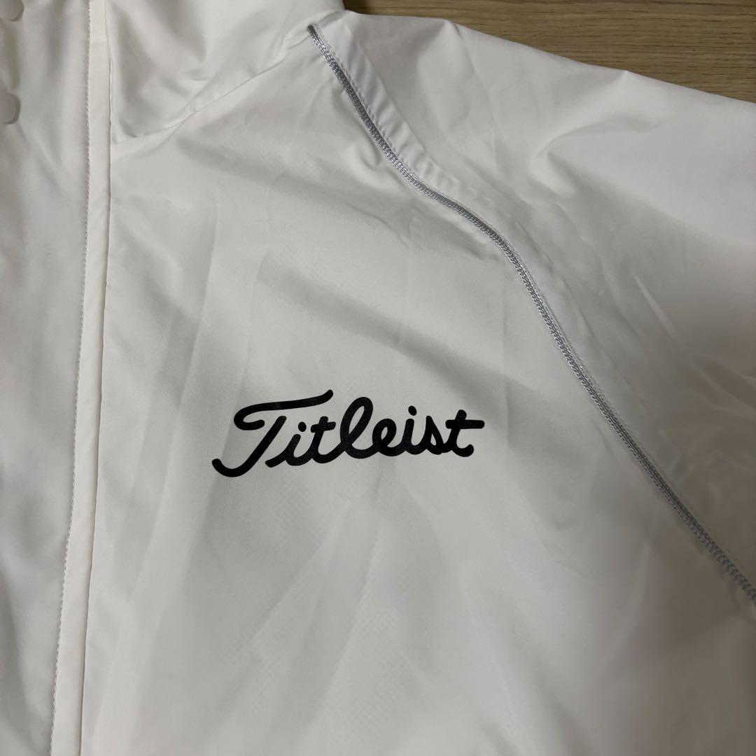 タイトリストTITLEIST ゴルフウエア レインウェアブルゾンM 白