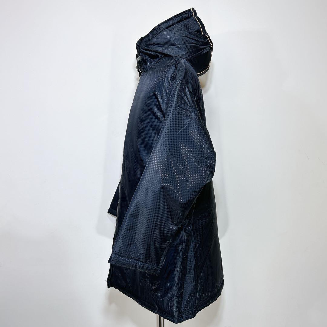 ☆新品☆ミズノ 箱根駅伝 ロングベンチコート 中綿入り ネイビー（M）撥水 光沢