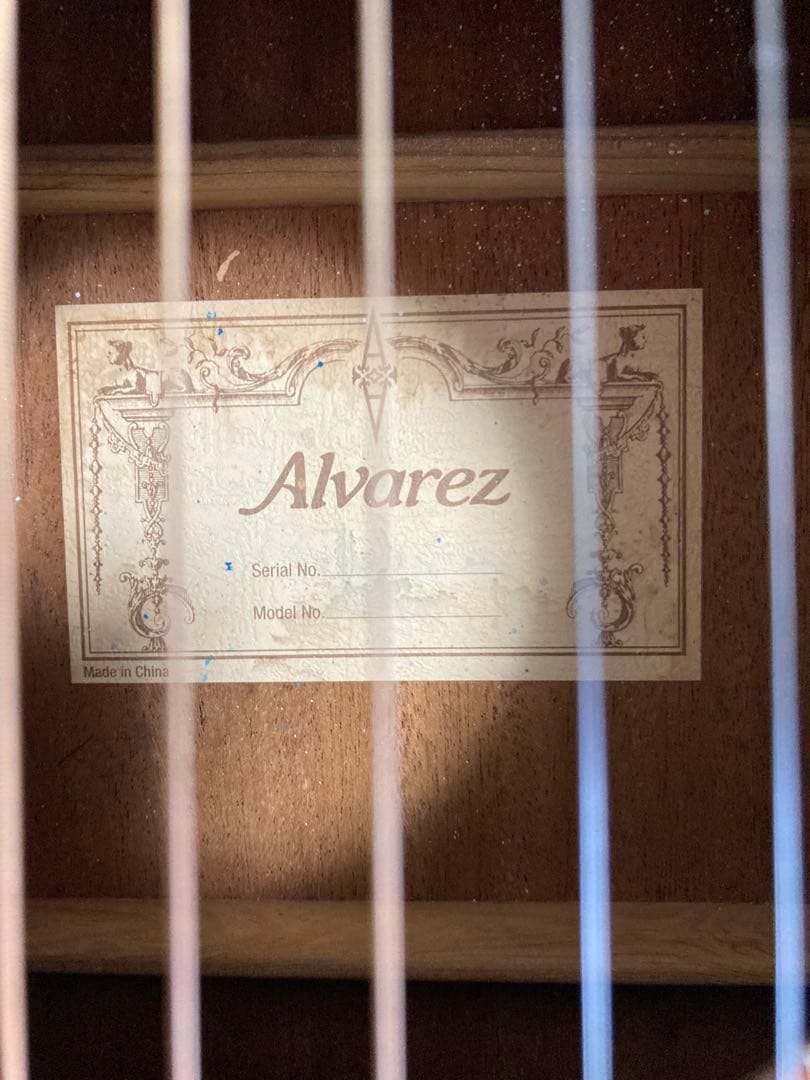 Alvarez アルバレスアコースティックギター　エレアコ改造品　ハードケース付