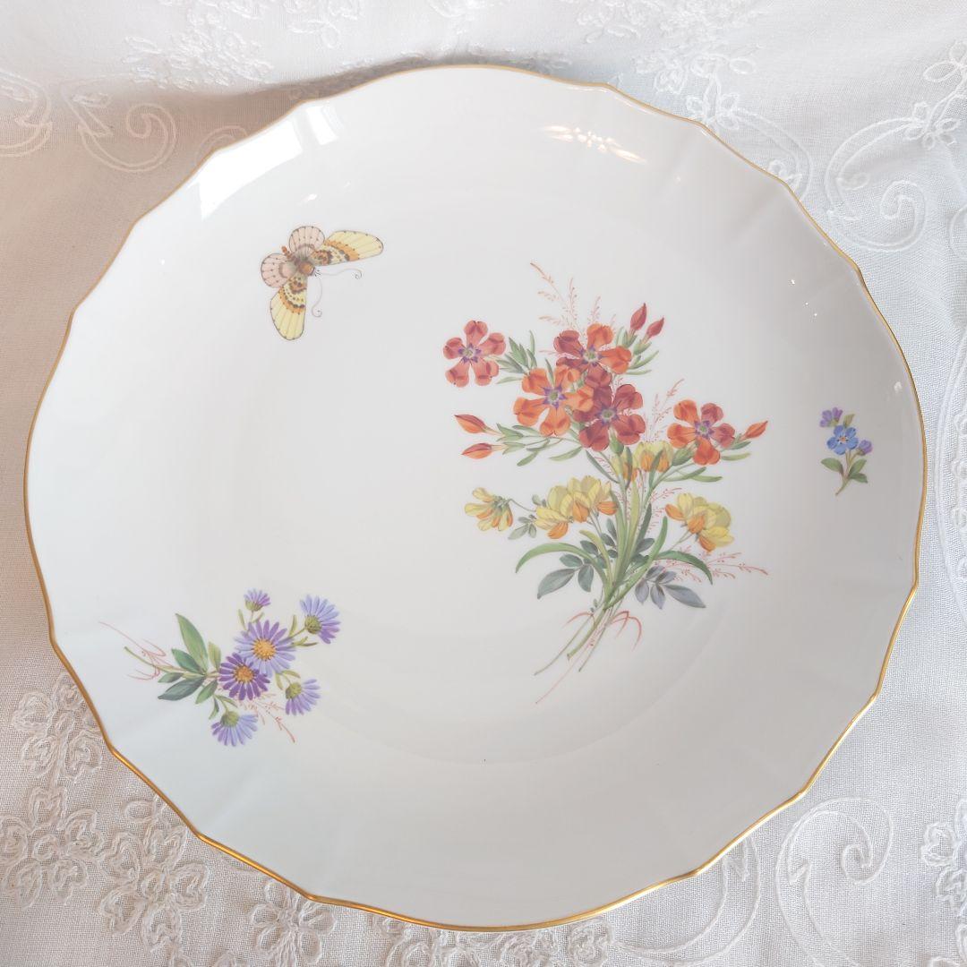 マイセン　自然主義　大皿　28cm Meissen