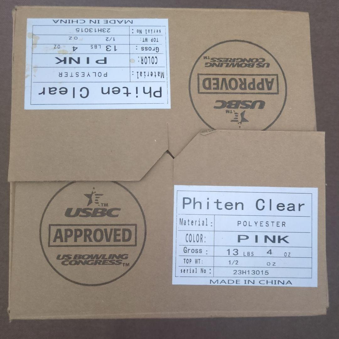 Phiten Clear ピンク スペアボール　新品