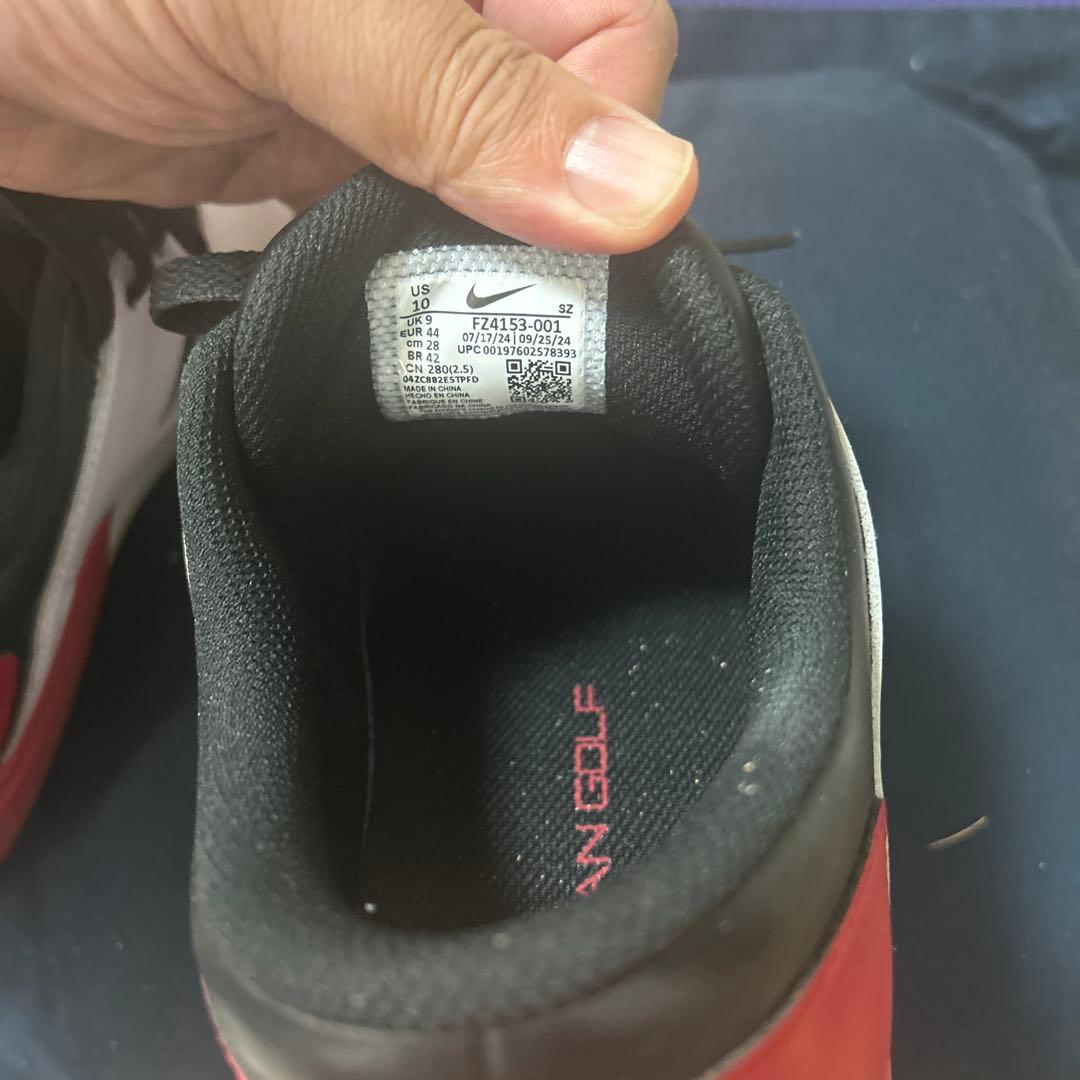 Jordan Golf シューズ 赤/黒/白