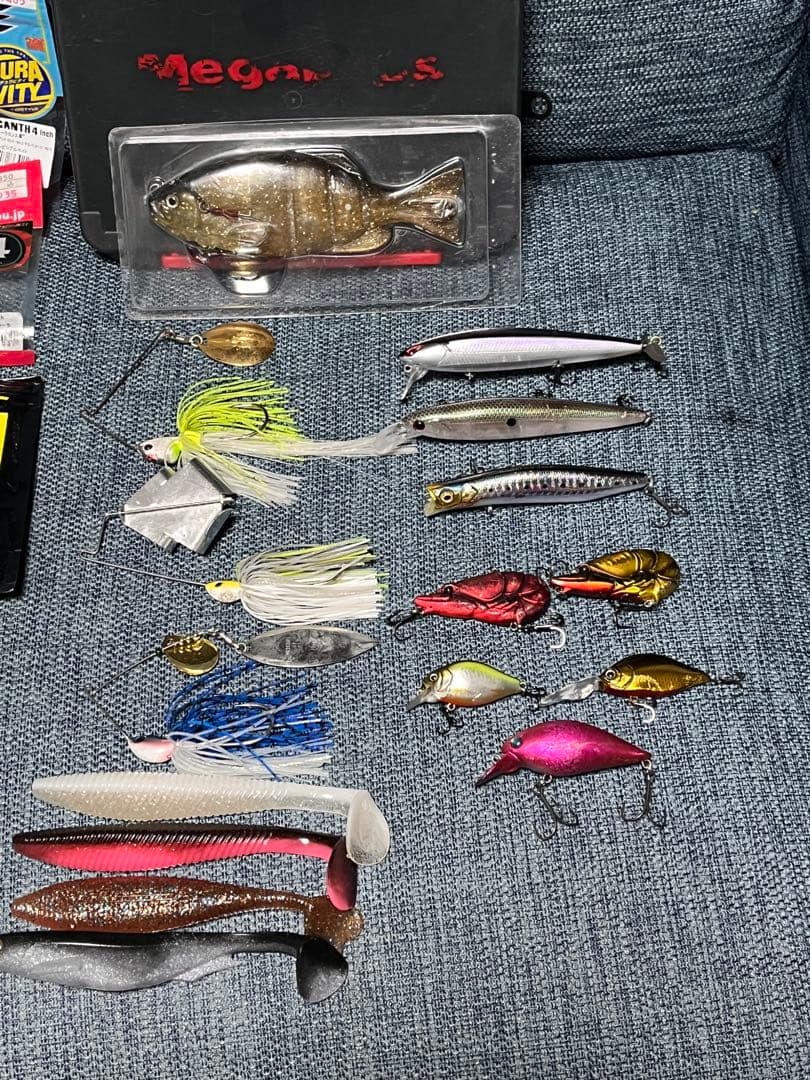 バス釣り引退セット　バス釣りセット　カゲロウ　ノリーズ　一誠　常吉　メガバス