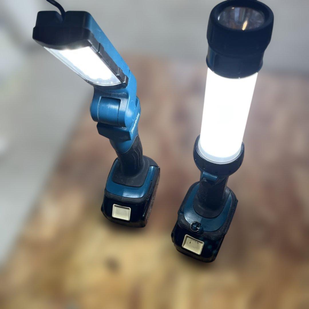 Makita LED ハンディライト　折りたたみ式　USB用アダプタ充電器