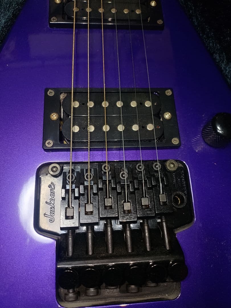 Jackson kv エレキギター 紫 新古品？　日本製　1997年製