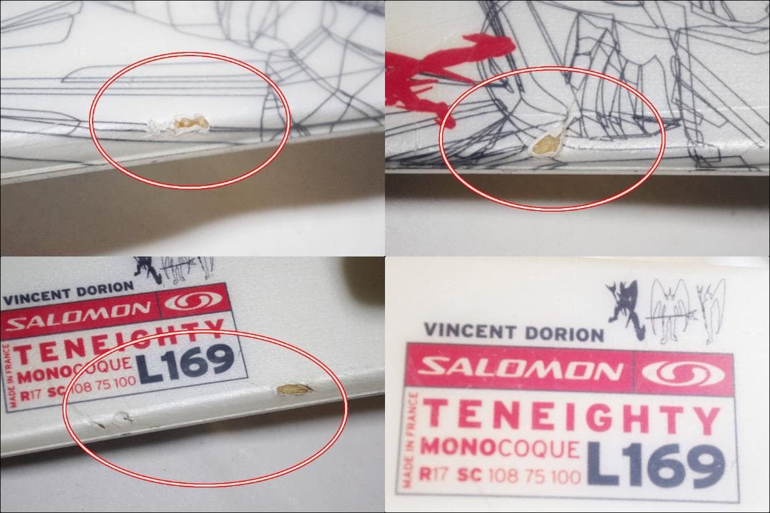 サロモン　テンエイティ　VINSENT DORION モデル　１６９ｃｍ