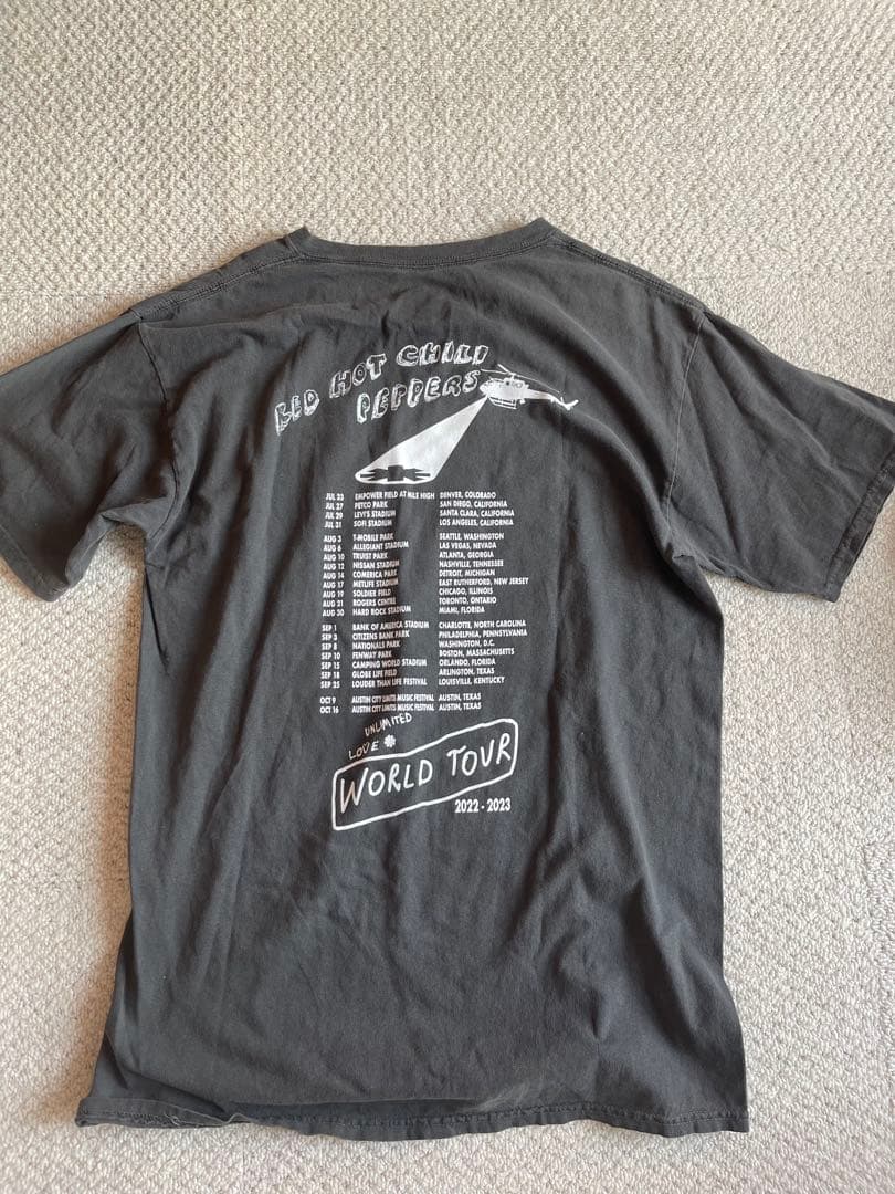 Red Hot Chili Peppers 2022-2023ツアー　Tシャツ