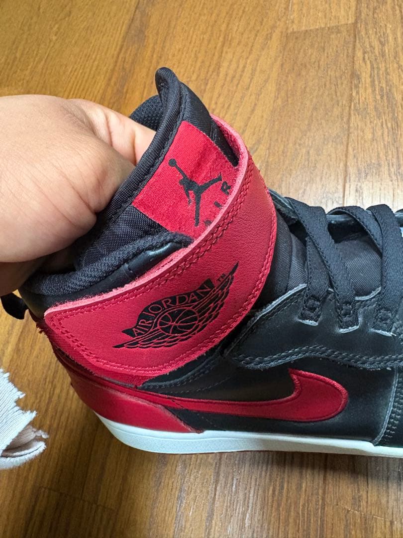 Nike JORDAN 1 ハイカットシューズ ブラック/レッド/ホワイト