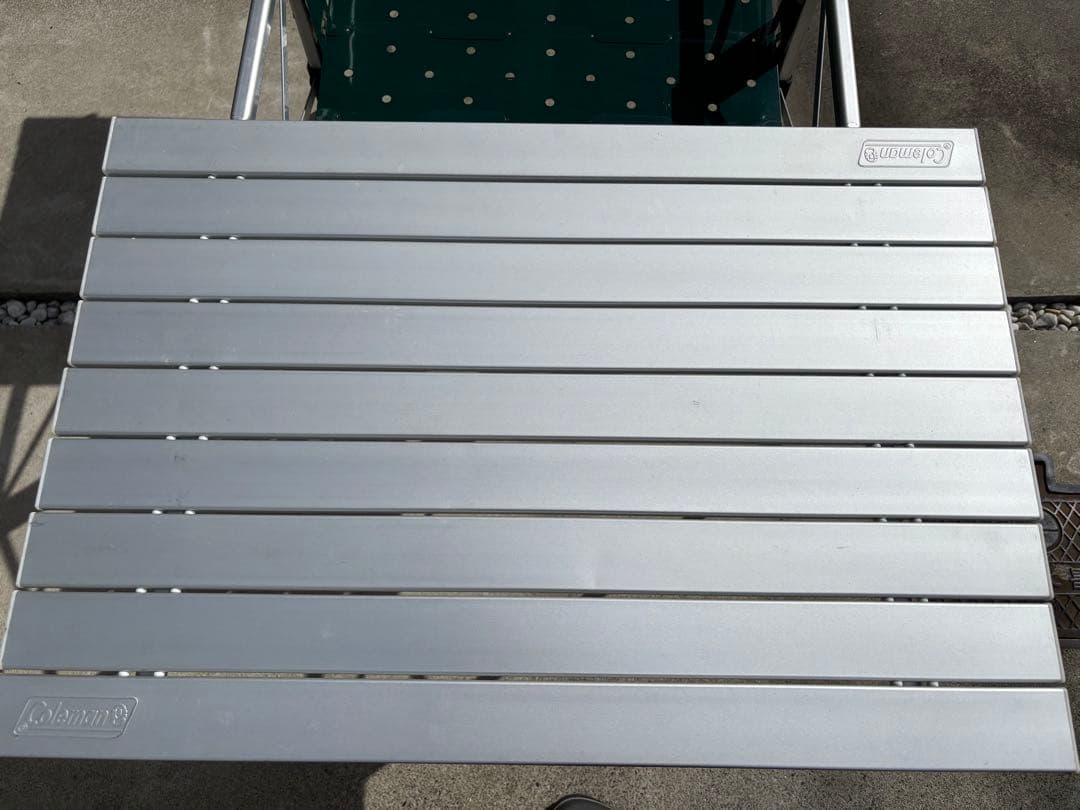 Coleman　BBQグリルラック付きアルミロールテーブル　170-5550