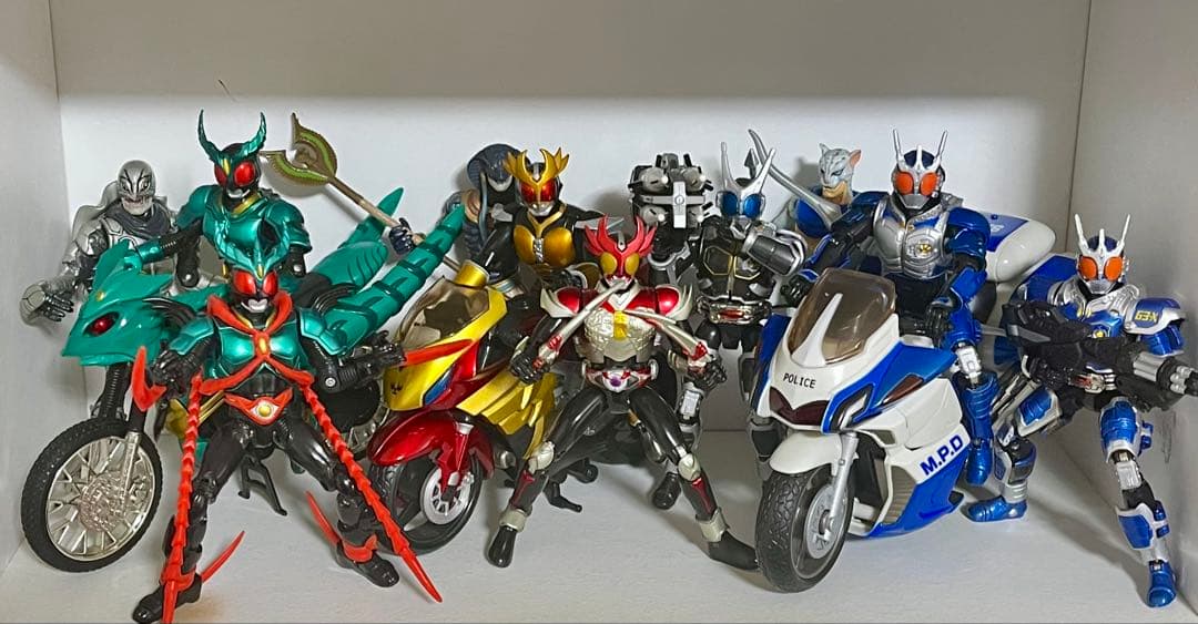 仮面ライダーアギト11点セット 超合金 装着変身 マシントルネイダー他