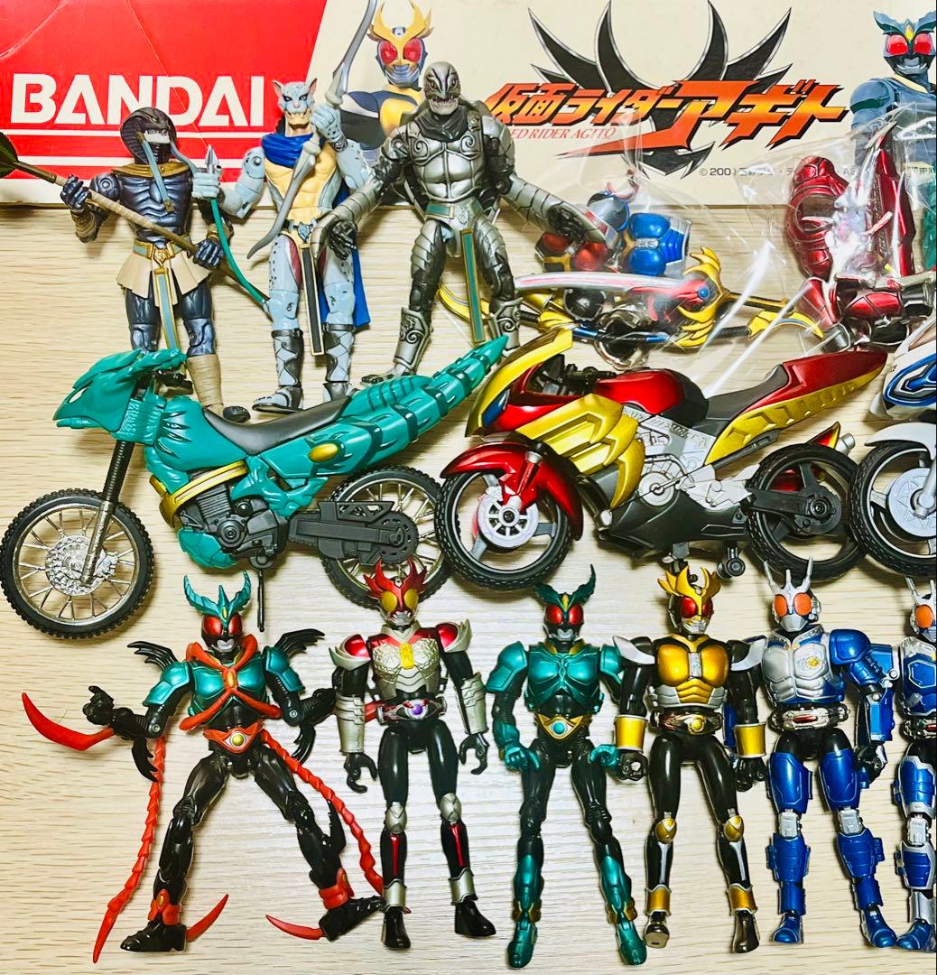 仮面ライダーアギト11点セット 超合金 装着変身 マシントルネイダー他