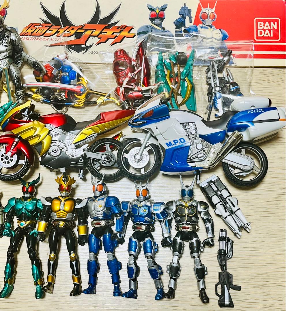 仮面ライダーアギト11点セット 超合金 装着変身 マシントルネイダー他