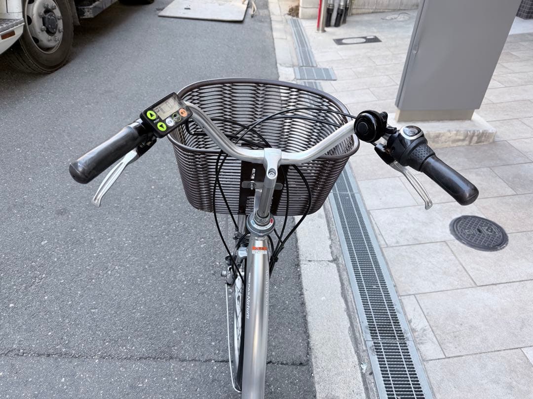 大阪府　ヤマハ　シティタイプ 電動アシスト自転車 アルミフレーム