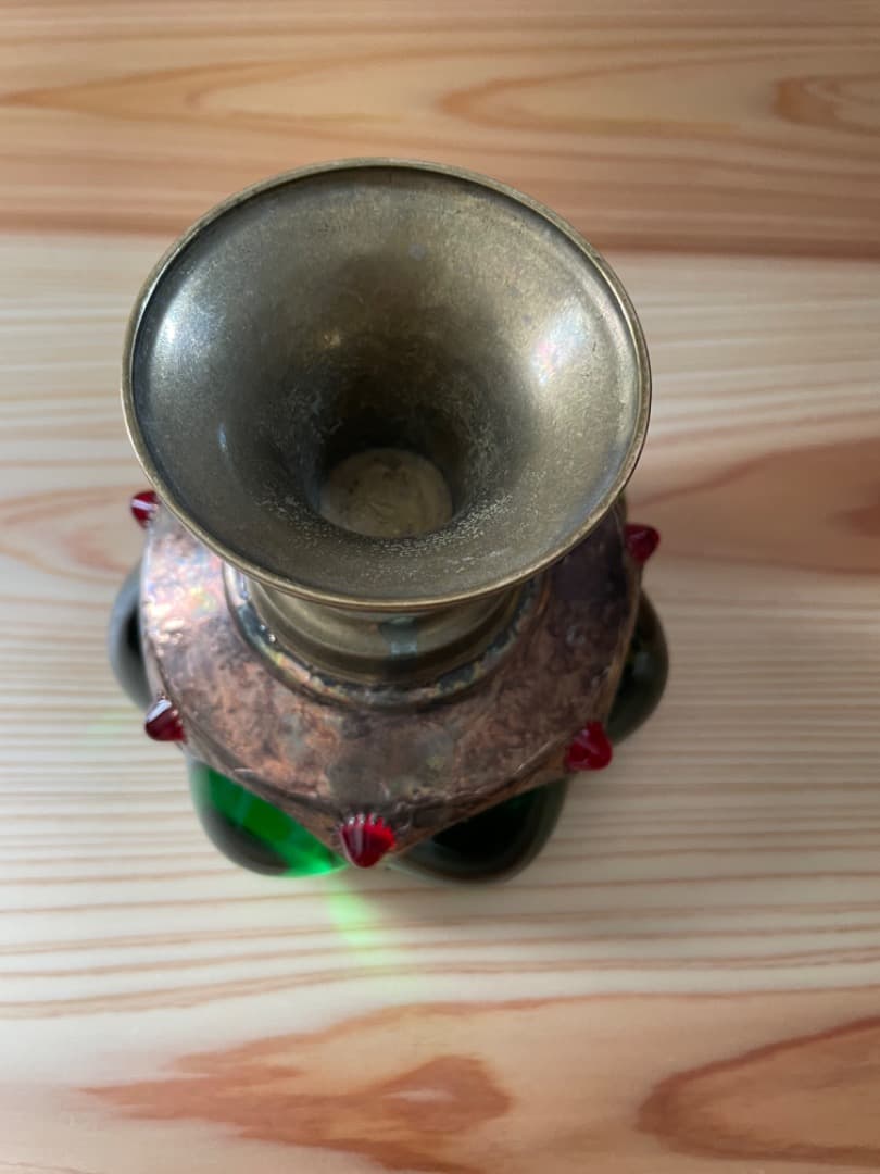 キャンドルホルダー　ステンドグラス　ドイツ　クリスマスマーケット