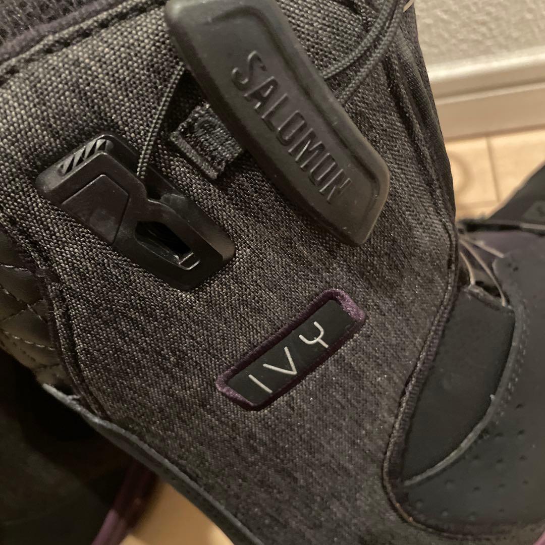美品 SALOMON サロモン スノーボードブー　IVY BOA SJ 23cm