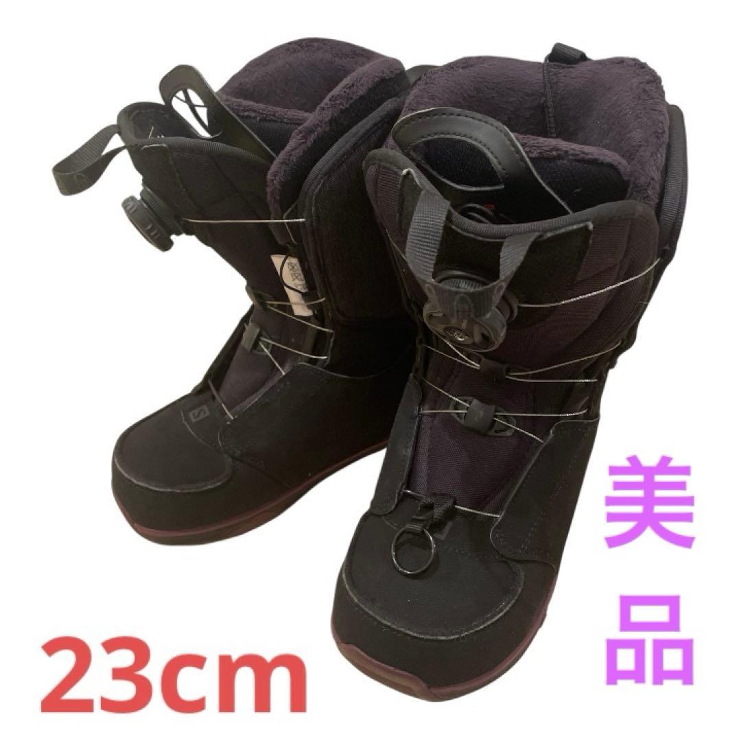 美品 SALOMON サロモン スノーボードブー　IVY BOA SJ 23cm