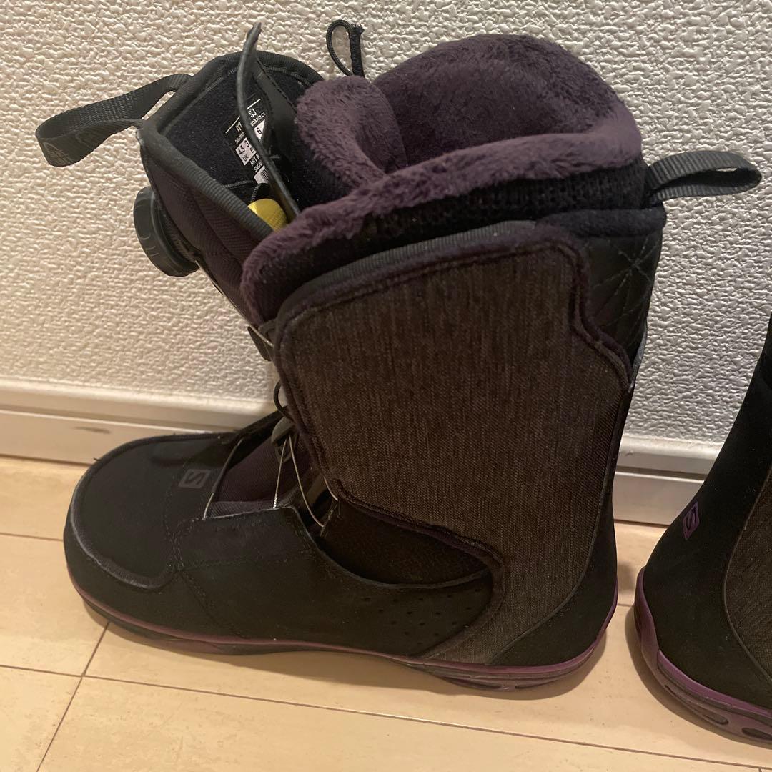 美品 SALOMON サロモン スノーボードブー　IVY BOA SJ 23cm