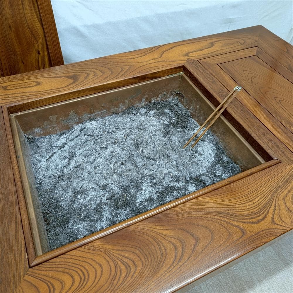 天然木　無垢　関西火鉢　長火鉢　火鉢　囲炉裏　大和火鉢　座敷　座卓　炉端　引出し