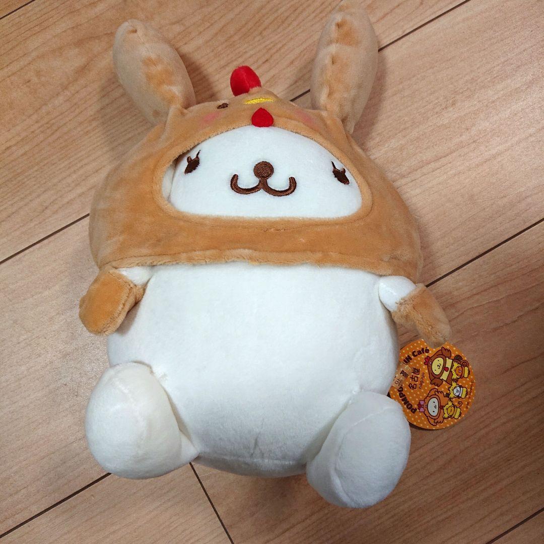 新品 ポムポムプリンカフェ 名古屋限定 マカロン ぬいぐるみ 名古屋コーチン