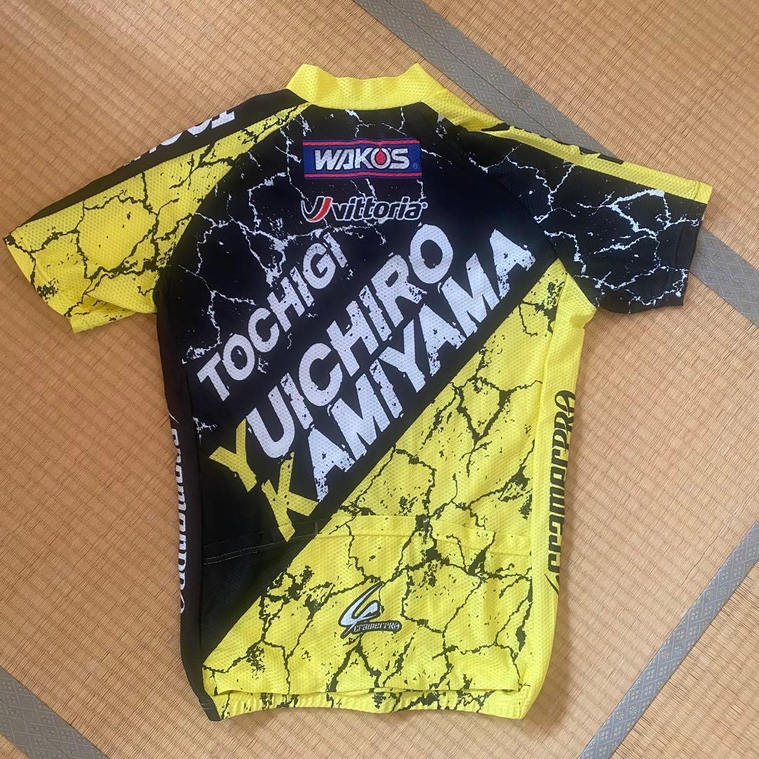 神山雄一郎サイクルジャージ 半袖上下 上L下LL クレーマージャパン 競輪 レア