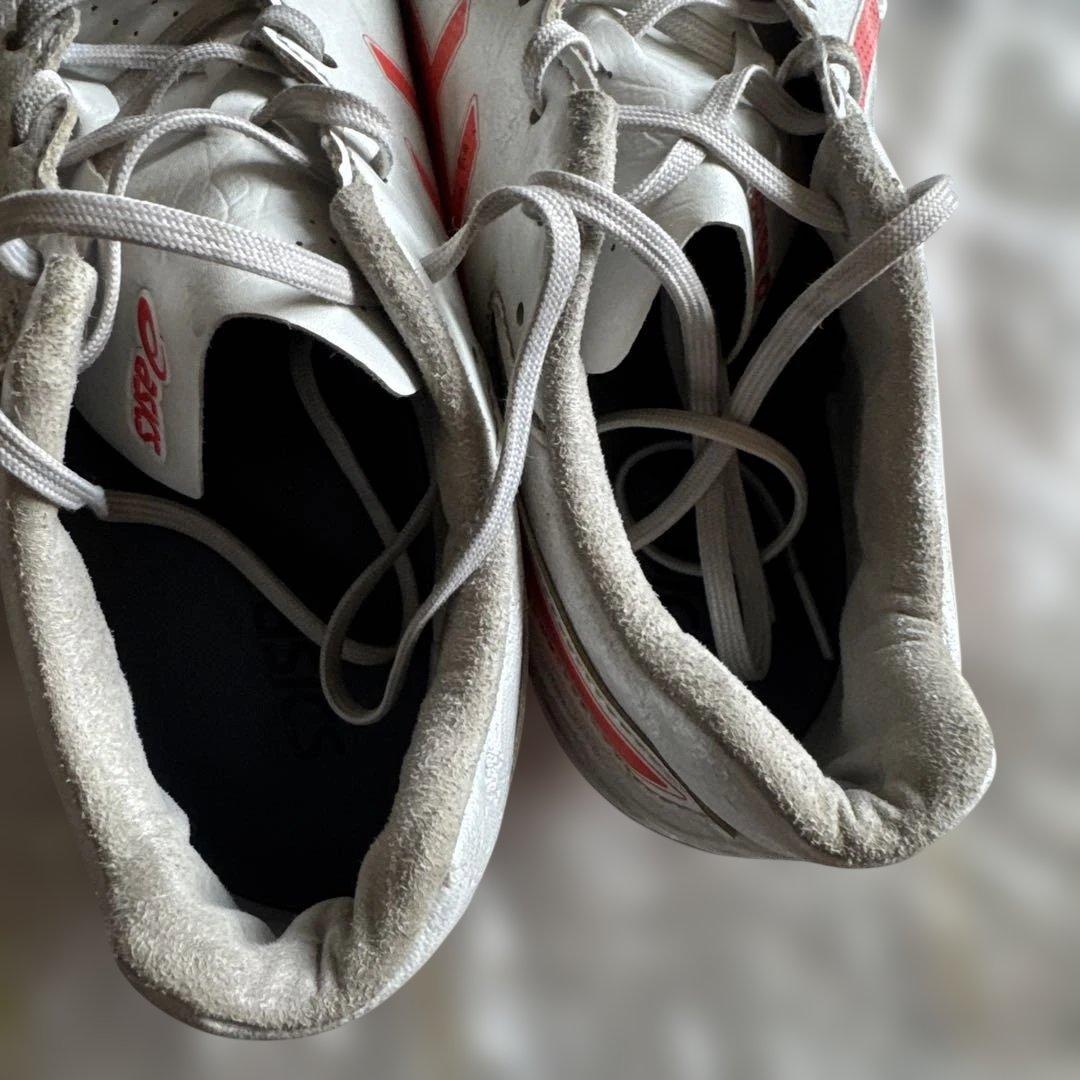 ASICS DS lightサッカーシューズ ホワイト/レッド27cm
