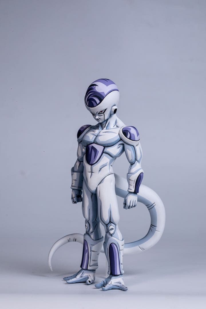 ドラゴンボール　フリーザー　リペイント　二次元彩色　フィギュア