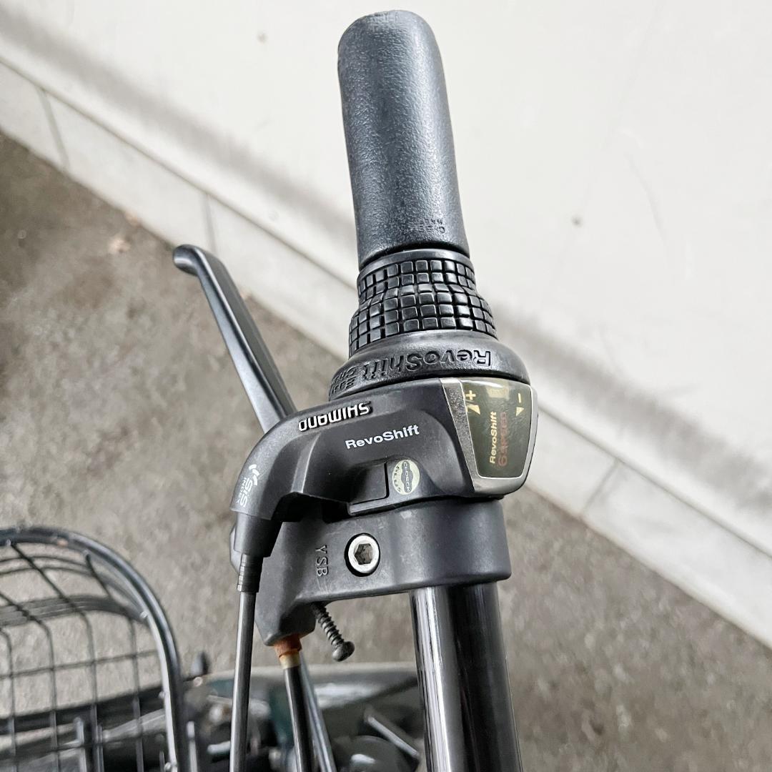 Jeep 折りたたみ自転車 ミニベロ グリーン 前バスケット付き
